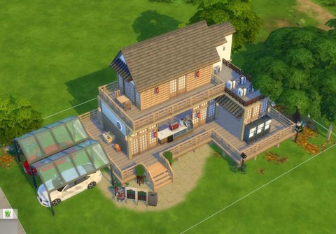 模拟人生4如何进房子