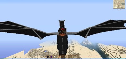 我的世界龙怎么骑上去